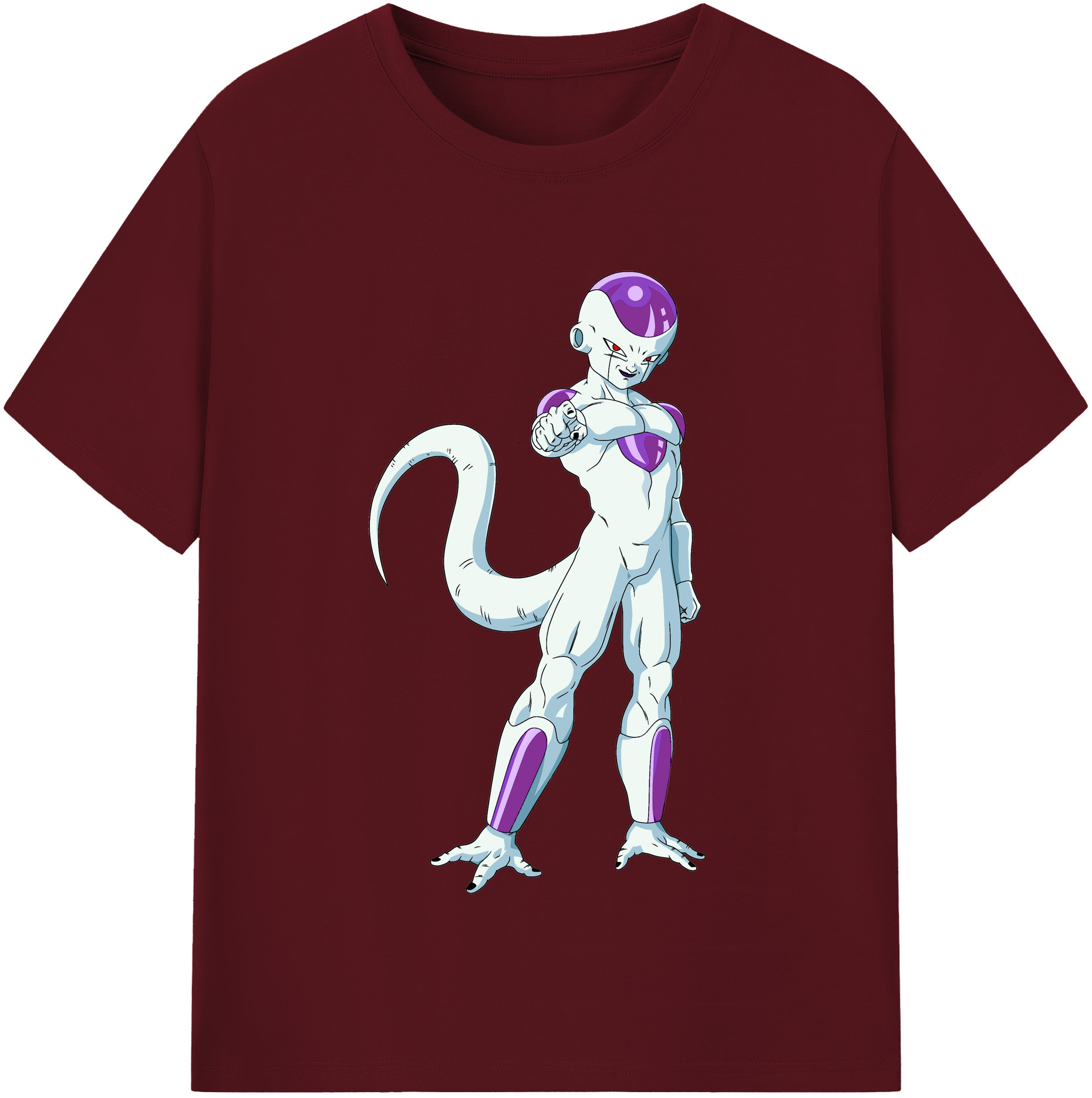 （画像用） ドラゴンボール フリーザ DRAGON BALL Frieza 綿100％半袖Tシャツ（フロントプリント）